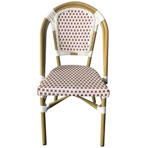 Chaise d'extérieur individuelle en rotin tressé, design moderne et minimaliste, en PE, pour cour, café, salon de thé, patio, hôtel, balcon - Product Image 3