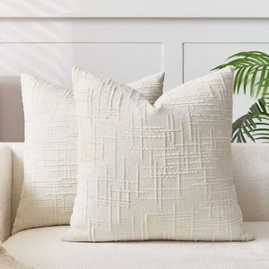 Housse de coussin carrée moderne de luxe avec motif slub, housse de coussin pour la maison ou l'hôtel, douce et confortable - Product Image 4