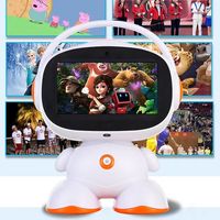 Robot de Juguete Inteligente con IA y WiFi, de Alta Calidad, para el Aprendizaje y Lectura en Múltiples Idiomas, Material ABS, Pantalla de 7 Pulgadas, para Niños