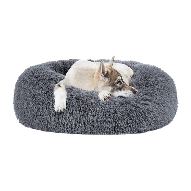 זיכרון קצף צמר עגול צורת ספה-סגנון סלון ספה לחיות מחמד מיטה עם נשלף כיסוי עבור כלבים וחתולים