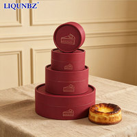Boîte en carton ronde de qualité alimentaire, résistante au four, pour gâteaux, desserts, emballage en papier, boîte de luxe pour cheesecake
