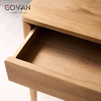 Table console en bois massif de la série nordique, écologique, pour salon, hôtel, hôpital
