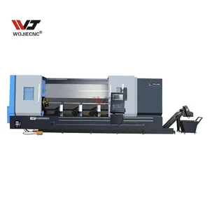 WOJIE 45-Grad-CNC-Drehmaschine in C-Achsen TCK800 3-Achsen-Schrägbett-CNC-Drehmaschine