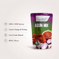 Sachets refermables personnalisés recyclables pour sauces africaines, piments, chewing-gums, lait et aliments nigérians et ouest-africains