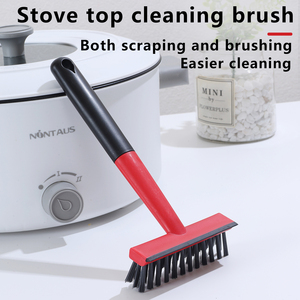 Cepillo de Limpieza Multifuncional 2 en 1 para Cocina, Cepillo de Fregado de PP con Mango Largo para Vidrio y Cocinas - Product Image 5