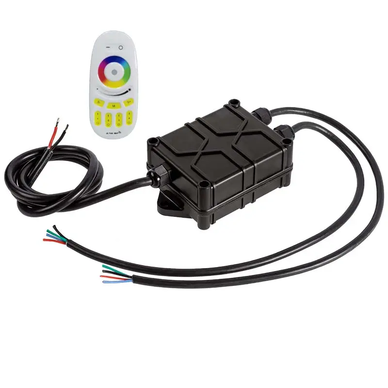 WEIKEN scatola di controllo RF per telecomando ad alta potenza 240w IP68 di alta qualità per luci a LED RGB 12V/24V IP68 impermeabile