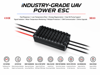 Contrôleur de vitesse de moteur sans balais BLDC de qualité industrielle ESC UH150 V2 12-24S LiPo 120A Max pour le modèle réduit RC