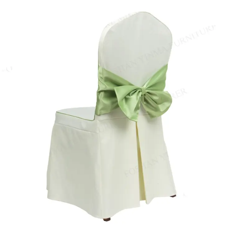 Hotel furniture white wedding chair covers for banquet