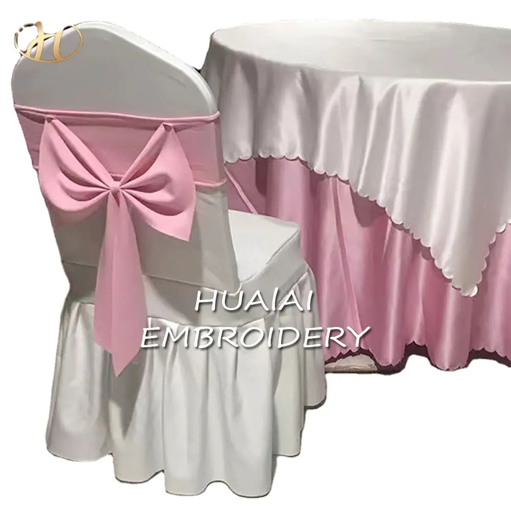 Nuovo stile 2021 sedia decorare l'elasticità addensare fiocchi rosa spalle telai della sedia per la cerimonia nuziale banchetto dell'hotel
