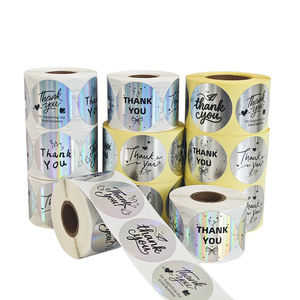 Cá Nhân Cảm ơn bạn dán cho thẻ kinh doanh đầy màu sắc và cảm ơn bạn ghi chú - Product Image 1