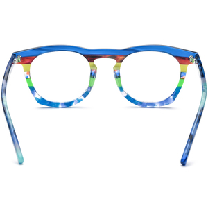 Gafas de acetato Borregls para mujer 2025, nuevo diseñador de marca, montura de gafas redondas de alta calidad, gafas ópticas <span class=keywords><strong>Retro</strong></span> 19342 - Product Image 6