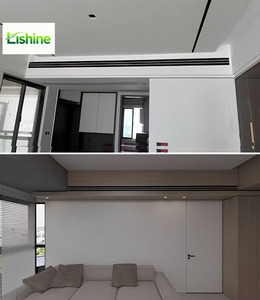 Diffuseur linéaire invisible en plastique ABS, grille d'aération encastrée pour système de ventilation de plafond CVC moderne - Product Image 6