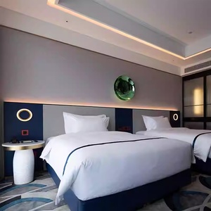 ชุดห้องนอนขนาดคิงไซส์เต็มรูปแบบพร้อมเตียงไม้โต๊ะทำงานที่ทันสมัยสำหรับโรงแรม - Product Image 6