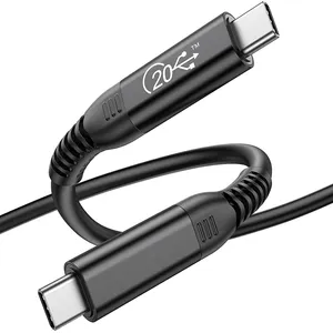 USB4 Type-C 20Gbps Transmission de données 240W 5K Câble vidéo haute résolution pour Station d'accueil/MacBook/appareil de jeu