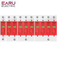 Dispositif de protection contre les surtensions EARU SPD Basse Tension pour Maison 1/2/3/4 P Protection contre les surtensions AC 385/220V DC 500/800/1000V EASPD-A