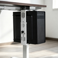 Support d'ordinateur de bureau en métal à largeur réglable fourni par le fabricant avec un prix compétitif
