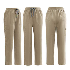 42020 High End Hospital cuello en V Spandex bambú algodón orgánico Scrubs traje vestido mujer pakistaní mujeres trajes - Product Image 5