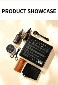 <span class=keywords><strong>Coffret</strong></span> cadeau pour homme 7 en 1, crème à raser douce non irritante, huile à <span class=keywords><strong>barbe</strong></span>, kit de soin des poils du visage professionnel pour homme - Product Image 6