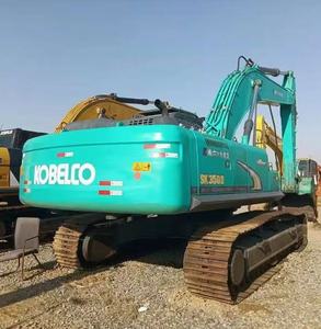 Máquina excavadora Kobelco SK350D usada de alta calidad con garantía de componentes centrales Tipo de oruga Garantía de 1 año - Product Image 3