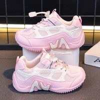 Chaussures de course légères et respirantes en maille pour enfants, baskets mi-mollet pour garçons et filles, semelle extérieure en caoutchouc, bande élastique, confortables