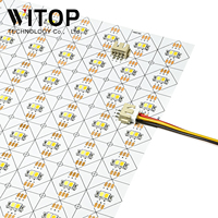 لوحة إضاءة LED فائقة النحافة ومرنة وقابلة للقطع بجهد 24 فولت، كثافة عالية 440 مصباح LED، قابلة للتعتيم، إضاءة خلفية للوحات الإعلانية وأسطح الحجر