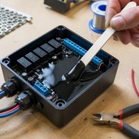Silicona de Curado por Adición Boqiao para encapsulado especializado de transformadores