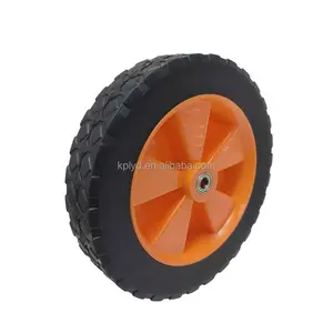 Fornecedor Chinês Roda de Borracha Sólida de 7 Polegadas Resistente ao Desgaste para Cortadores de Grama Diâmetro do Furo 8mm Camping ao Ar Livre - Product Image 1