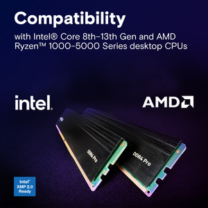 Kit Pro de 32 GB (16 GB x 2) DDR4 3200 UDIMM, Memoria de Escritorio, Tiempo de Respuesta 22, 288 Pines, 1.2 V, 16 GB, 32 GB, 3200 MHz, ECC, RAM para Juegos, Portátil, DDR5 - Product Image 2