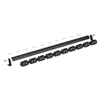 Barre lumineuse modulaire Aurora Linkable de 10 à 50 pouces, phare antibrouillard tout-terrain, projecteur LED