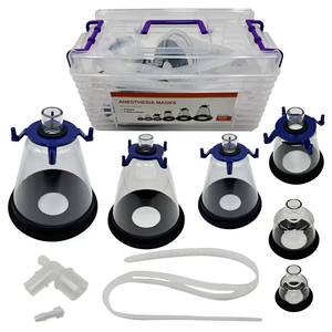 Mascarilla de anestesia animal reutilizable EUR PET de alta calidad, mascarilla veterinaria de fiabilidad certificada Ce/ISO para perros y gatos, <span class=keywords><strong>precio</strong></span> - Product Image 1
