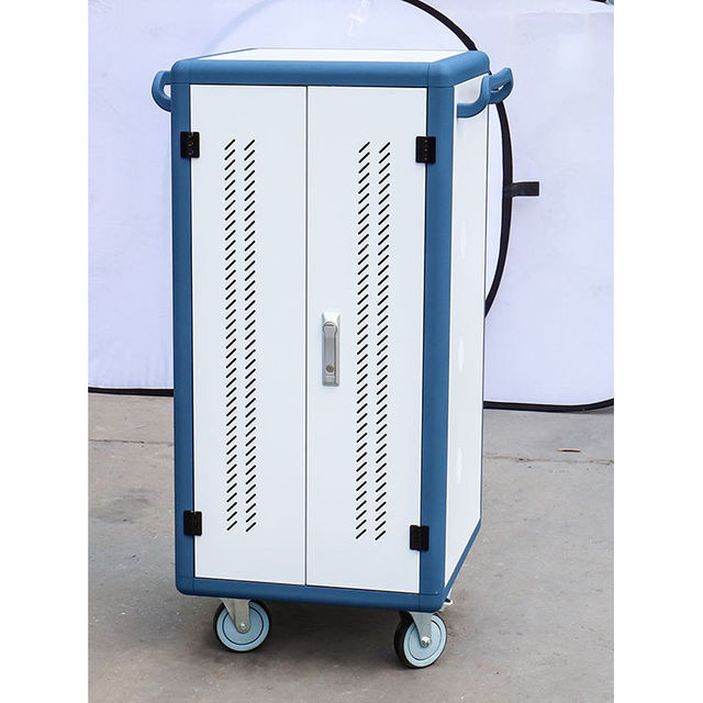 Draw-out Type 30 Ways Aluminum Frame School Charging Tablet Trolley for Laptop Pad