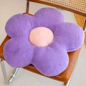Flower Seat Cushion Plush Chair Pillow PP Cotton Soft Seat Sofa Living Room Home Decor Cushion Different Colors Plush Pillow - Product Image 5