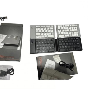 Teclado Inalámbrico Plegable Doble, Delgado, Mini, Portátil, para Teléfonos Apple, Huawei, iPad, Tabletas, Laptops, Android, iOS, Teclado BT - Product Image 4