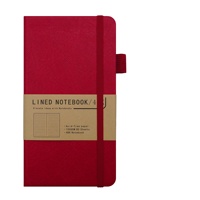 Cuaderno de tapa dura con espiral, cubierta de duPont, cierre con banda elástica, con soporte para bolígrafo, cuaderno vintage para negocios