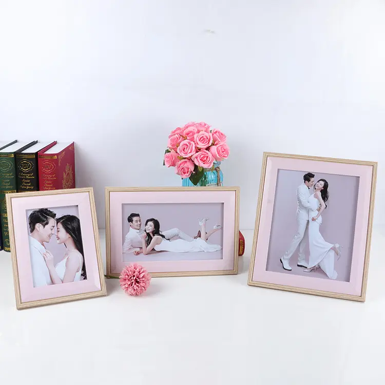 2022 Wholesale A4 Mdf Modern Love Family Wall Display Picture Photo Frames