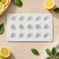 Moule en silicone à 15 cavités pour mousse au citron, chocolat, sandwich, savon et bougie - DIY