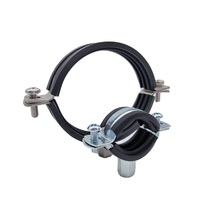 Collier de serrage en acier inoxydable 304 de qualité alimentaire avec coussinet en caoutchouc, support de tuyau sanitaire pour ligne de production de boissons
