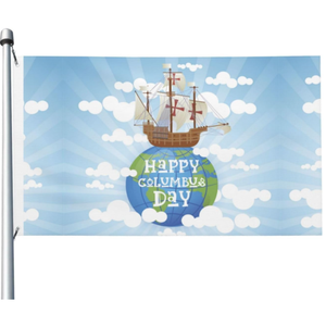 Drapeau des Monarches Catholiques 3x5 pieds, tapisserie de drapeau avec 2 œillets pour décoration extérieure de jardin, de cour ou de maison, couleurs vives, polyester durable - Product Image 2