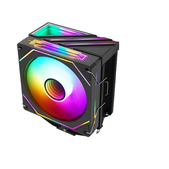 LIIXNC RGB CPU Cooler 6 Heat Pipes 120mm PWM Fan TDP 20dB ARGB Sync Universal Bracket for LGA Processors Processors