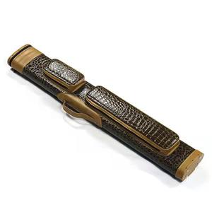 Borsa stecca in pelle da biliardo 2B4S 1/2 vecchio stile di vendita calda - Product Image 4