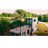 Maison de prédestinée de haute qualité, mini conteneur détachable able, transportable, jardin, villa d'été, prix d'usine