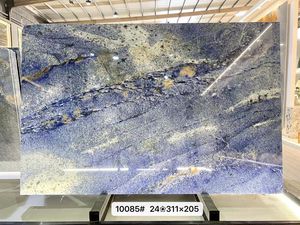 Cuarcita azul rara y losas de piedra de granito Azul <span class=keywords><strong>Bahia</strong></span> para encimera, azulejos personalizados, escaleras, pisos, tapas de tocador y decoración de pared - Product Image 4