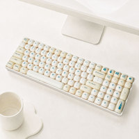 Clavier mécanique Zornher ZH00 Pool Puppy pleine taille en PBT, sans fil, tri-mode, hot-swap, structure Gasket, style mignon