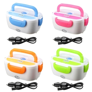 Portable Food Warmer <b>Heater</b> Heated Lunch Box With Plastic Inner Box for Car and Home 12V 220V 110V EU / US <b>Plug</b> - Product Image 5