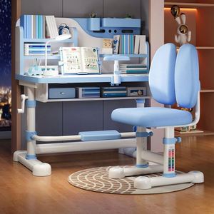 โต๊ะและเก้าอี้สำหรับเด็กโต๊ะอ่านหนังสือไม้ห้องอ่านหนังสือสำหรับเด็ก - Product Image 1
