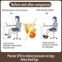 Le plus récent tabouret repose-pieds sous le bureau Repose-pieds réglable haut et bas avec texture de massage et rouleau
