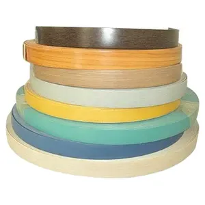 Goud Leverancier Schittert Kleur Meubels 2Mm Pvc Rand Banding Hout Tape Rand Banding