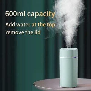 Humidificateur d'air USB à double port de pulvérisation, huile essentielle, 600ml, aromathérapie, humidificateur à brume fraîche, purificateur pour la maison et le bureau - Product Image 2