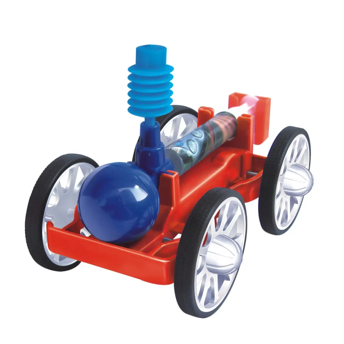 Gelsonlab HSTM-049 DIY विज्ञान खिलौना हवा संचालित कार प्रयोग
