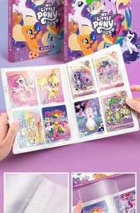Álbum de Tarjetas Kayou My Little, Mini Álbum de Almacenamiento, Paquete Divertido Auténtico, Colección <span class=keywords><strong>con</strong></span> Reverso Negro, Libro de Colección de Tarjetas <span class=keywords><strong>con</strong></span> Cuadrícula Cuádruple - Product Image 6